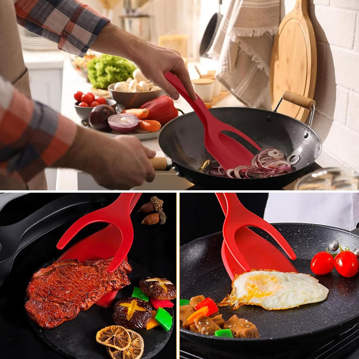 2 in 1 silicone spatula Navy Blue